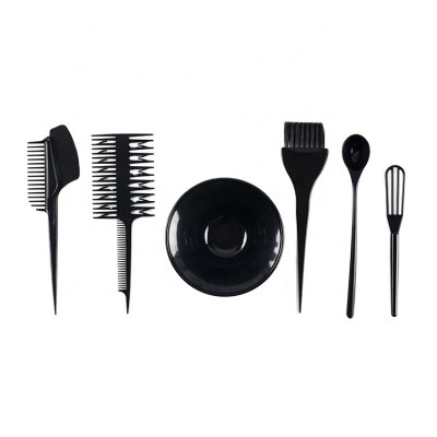 personalized custom hair brush tinting color brush with bowl hair dye brush hair color application tool kit