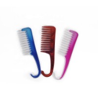 Cheap Personalized Wide Tooth Hair cComb Plastic Bath Shower Fine Tooth Hair Comb