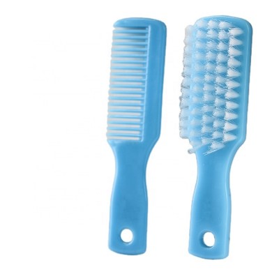 customized small brush plastic soft  baby hair brush baby brush and comb set hair brushes for kids