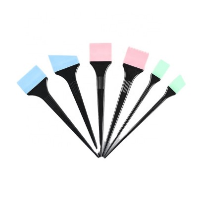 custom hair dye brush hair tinting brush disposable silicone hair color brush