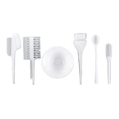 plastic hair dye bowl with brush biodegradable available hair color brush and bowl dye brush kit