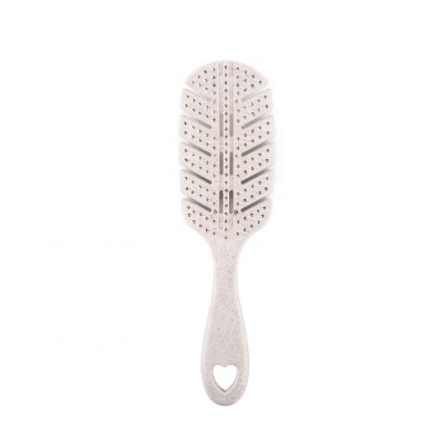 Plant biodegradable hairbrush Natural fiber materials hair brush