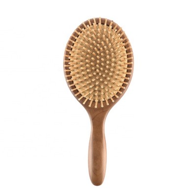 hot sale hair brush comb wood bristle wooden paddle comb wooden hairbrush wood hair brush comb