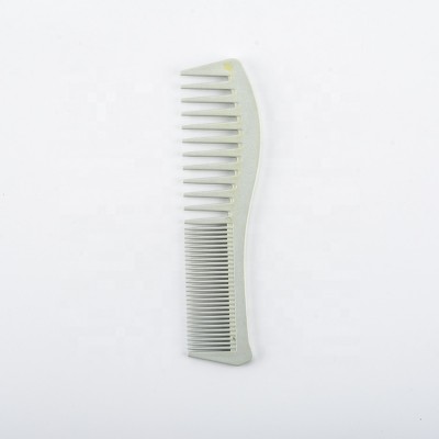 Personal care household wide tooth comb  plant degradable material flat comb curved hair comb